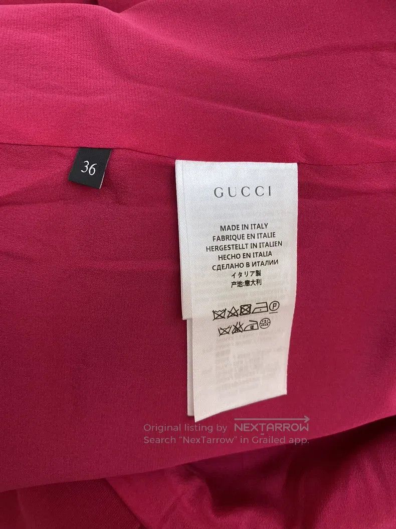 Gucci Gucci Red sleeveless pleated dress Size XS / US 0-2 / IT 36-38 - 5 Thumbnail