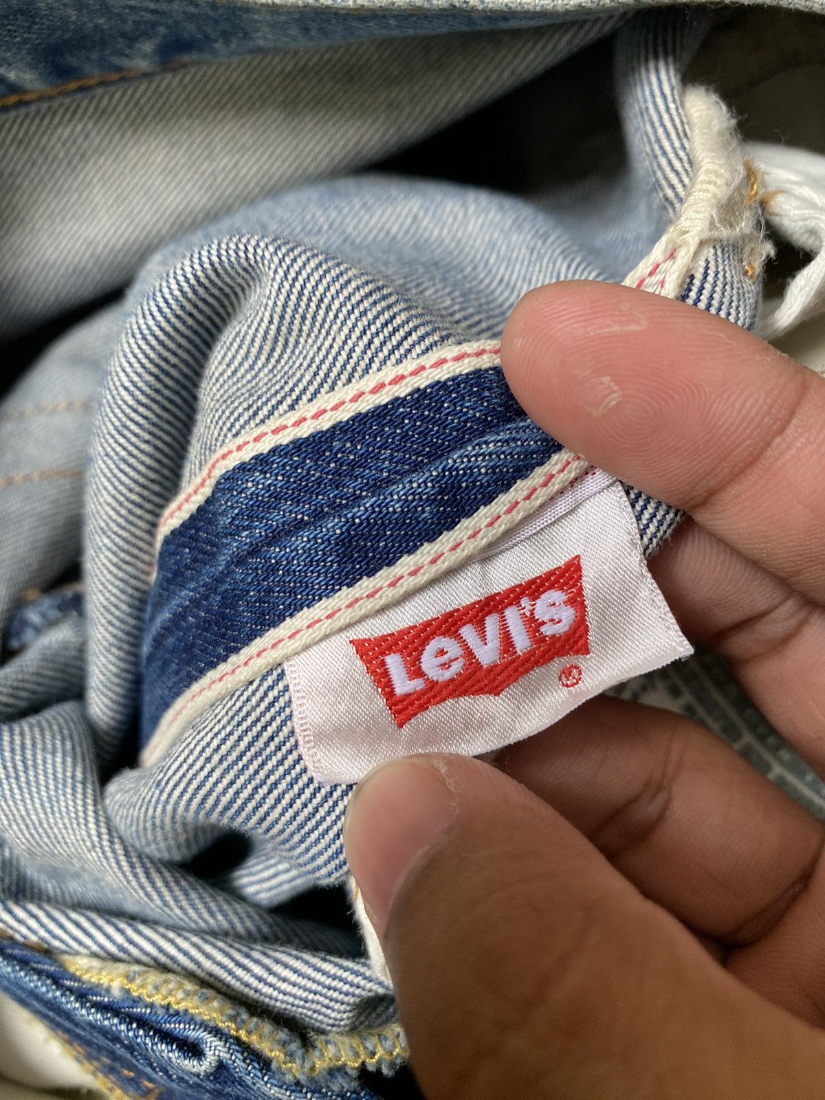 Levi's Made & Crafted 501 Dancing Mood Selvedge Jeans Size US 32 / EU 48 - 24 Thumbnail