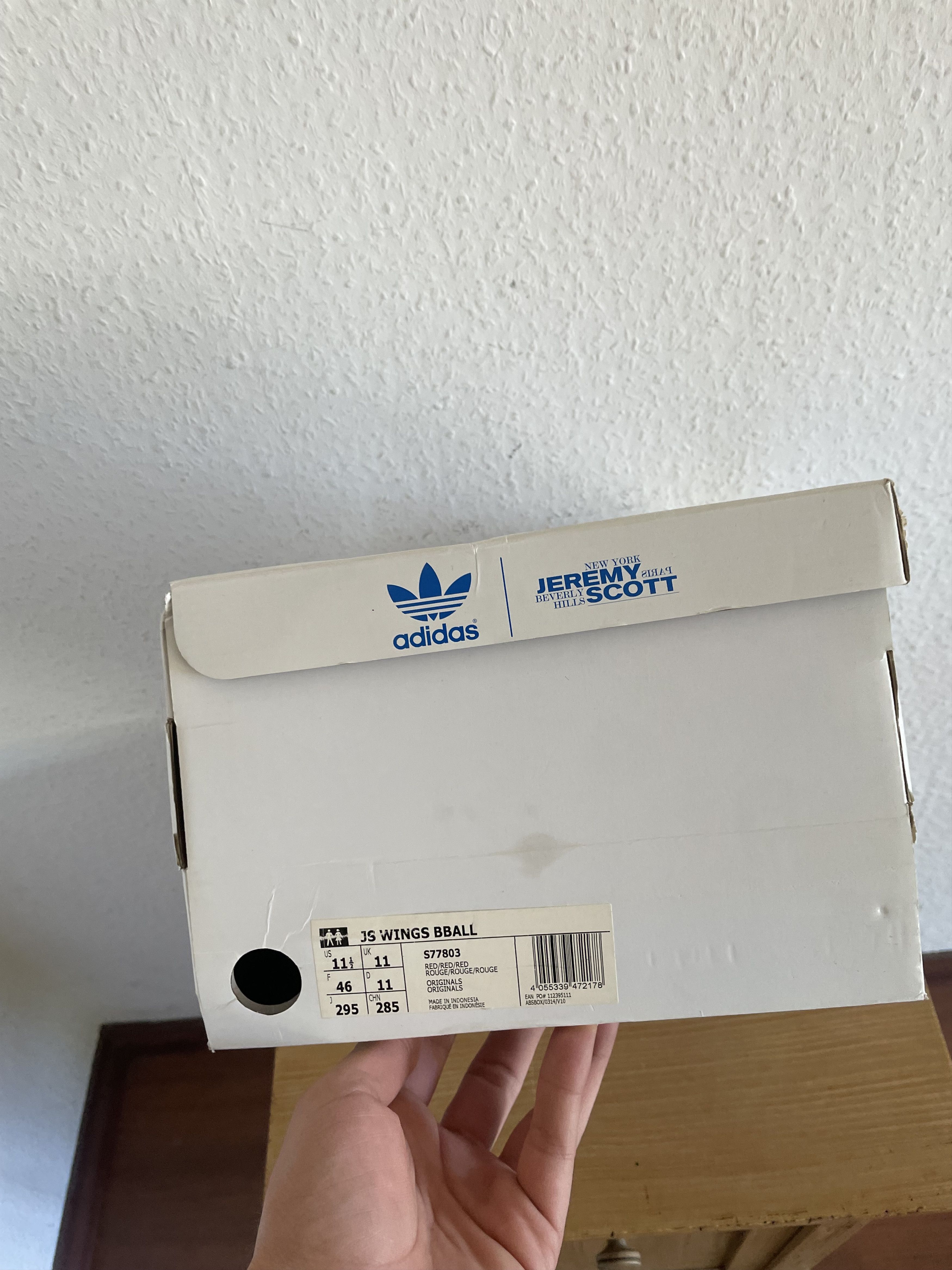 Adidas × Jeremy Scott JS Wings “B-Ball” High Top Sneakers Size US 11.5 / EU 44-45 - 21 Thumbnail