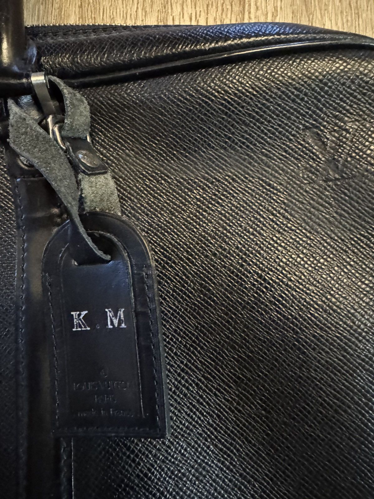 Louis Vuitton Louis Vuitton Leather Suitcase Black Size ONE SIZE - 2 Thumbnail