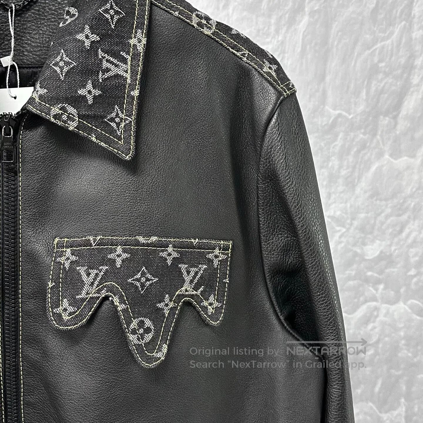 Louis Vuitton louis vuitton nigo leather jacket black. Size US L / EU 52-54 / 3 - 3 Thumbnail