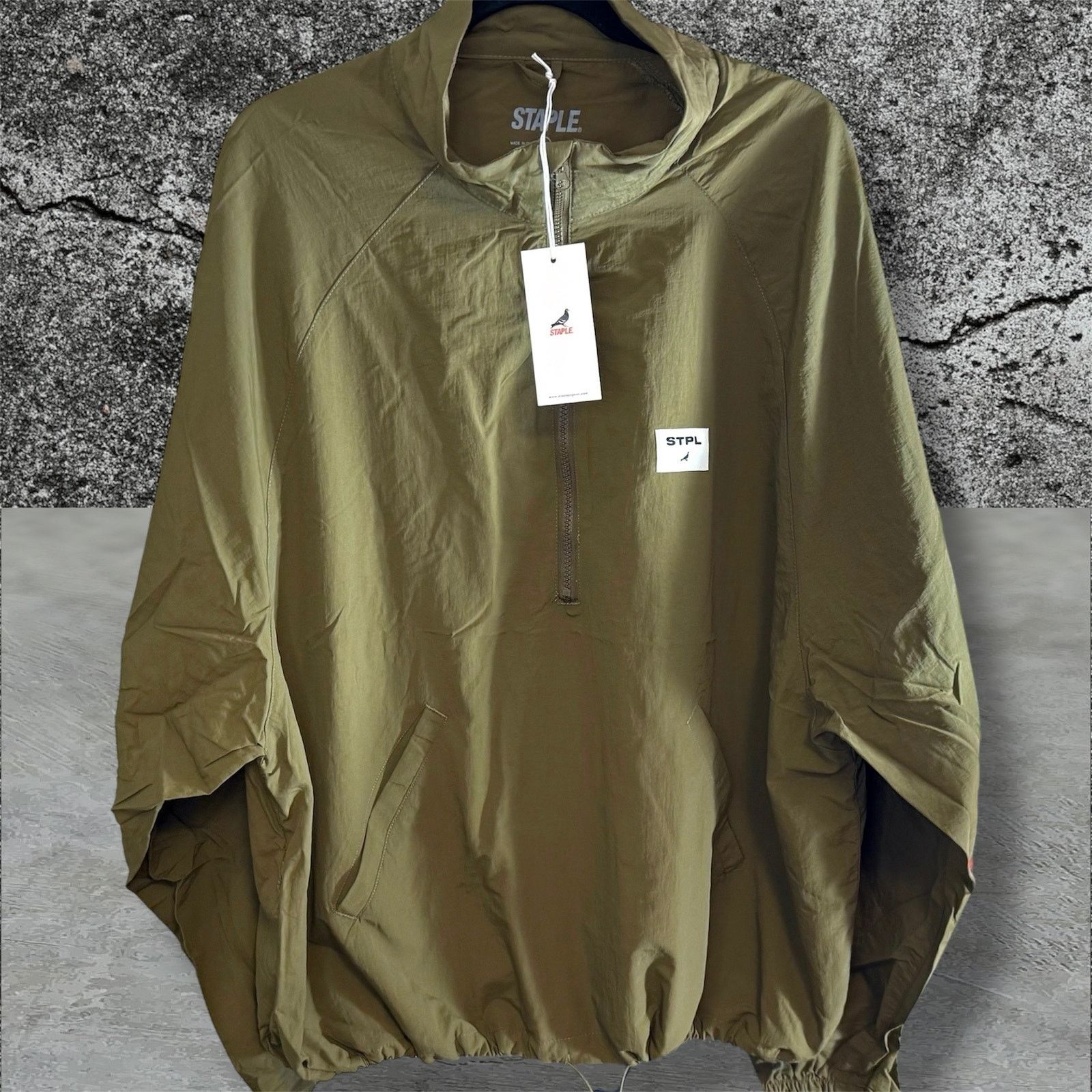 Staple •NWT• Staple Pigeon Jacket Windbreaker Jacket in Olive • XL Size US XL / EU 56 / 4 - 2 Thumbnail