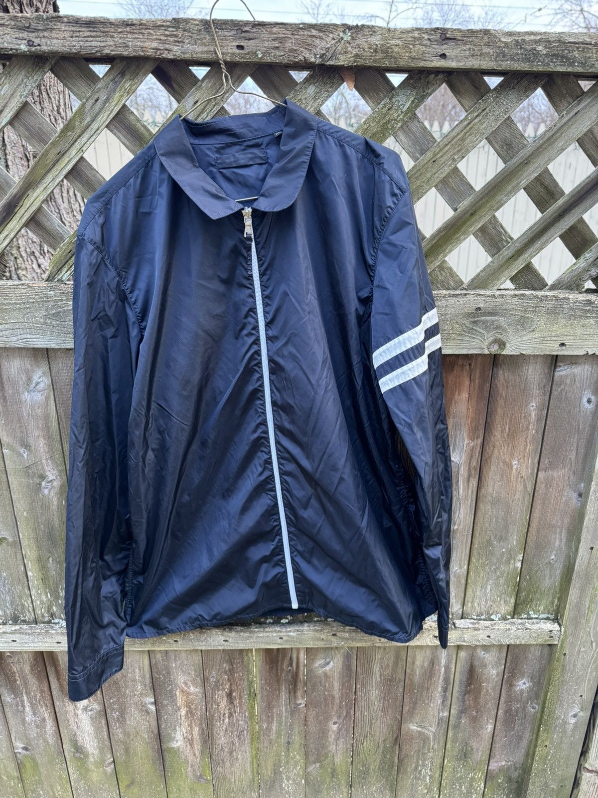 image of Prada Sport Windbreaker in Navy, Men's (Size XL)