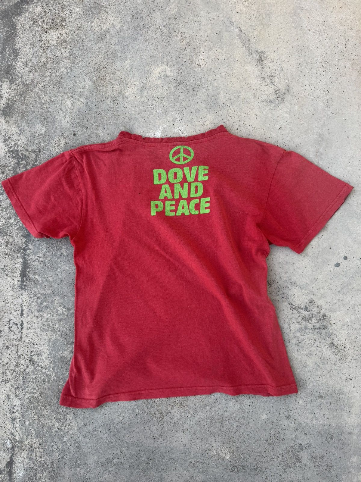 Vintage 2000s Distressed Dove and Peace Marijuana Weed Tees Size US S / EU 44-46 / 1 - 3 Thumbnail