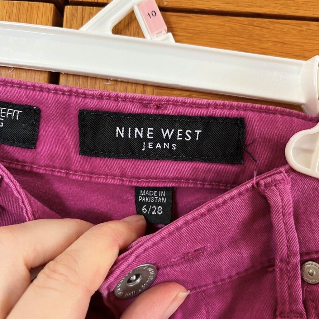 Nine West Vibrant Pink Women's Jeans Size 28" / US 6 / IT 42 - 3 Thumbnail