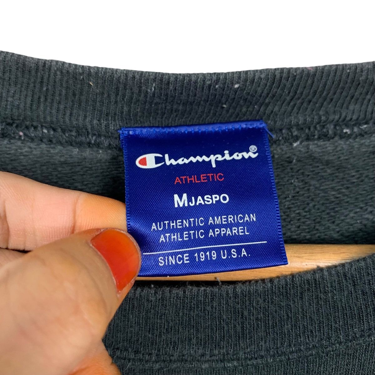Champion CHAMPION Big Logo Crewneck Sweatshirt #3604-C165 Size US M / EU 48-50 / 2 - 9 Thumbnail