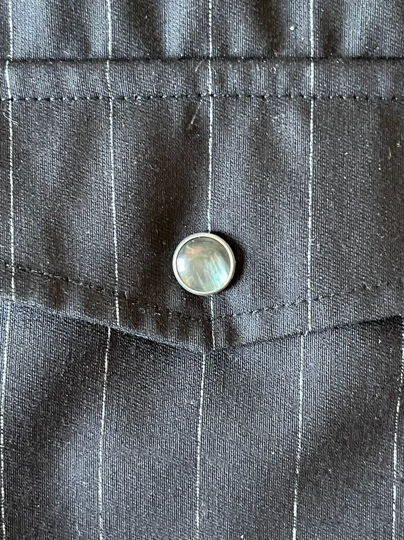 Our Legacy Our LegacyBlack striped shirt Size US M / EU 48-50 / 2 - 3 Thumbnail