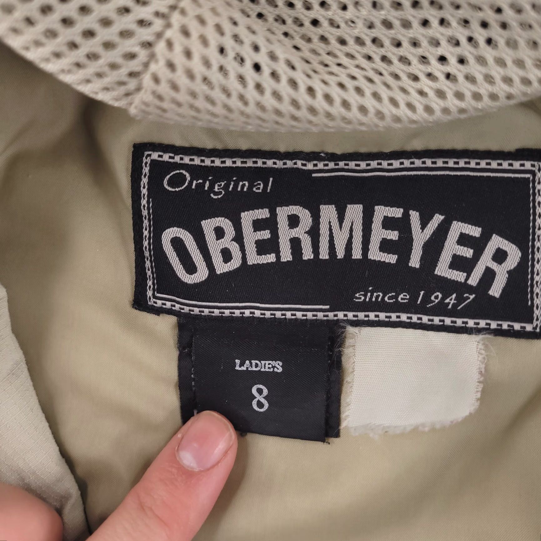 Obermeyer VINTAGE Obermeyer Ski Jacket Womens 8 Black White Orange Winter Snow Jacket Womens Regular Size 8 Black Ski Theme Womens Size M / US 6-8 / IT 42-44 - 4 Thumbnail