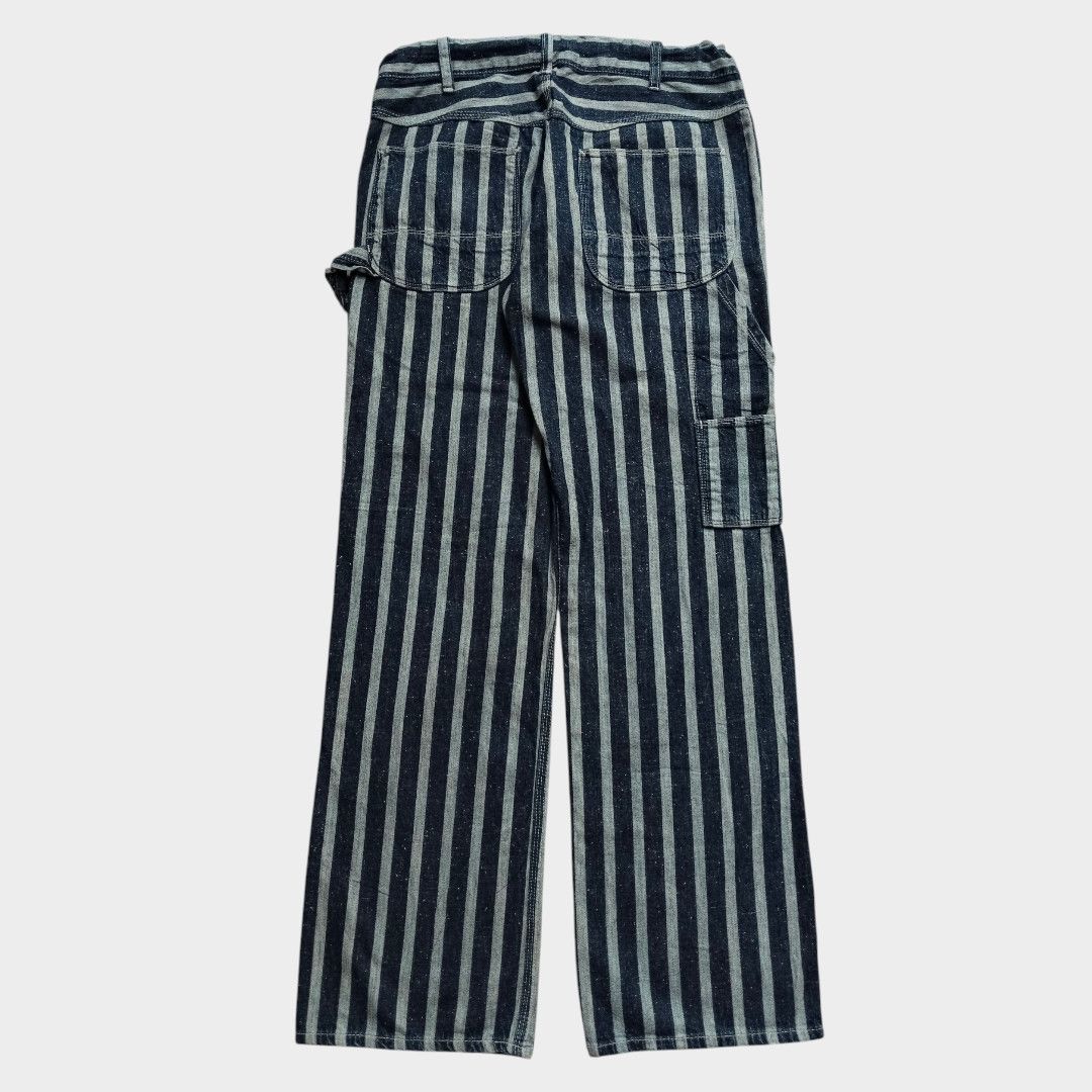 Sugar Cane Denim & Dungaree striped Carpenter pant Size US 29 - 2 Thumbnail