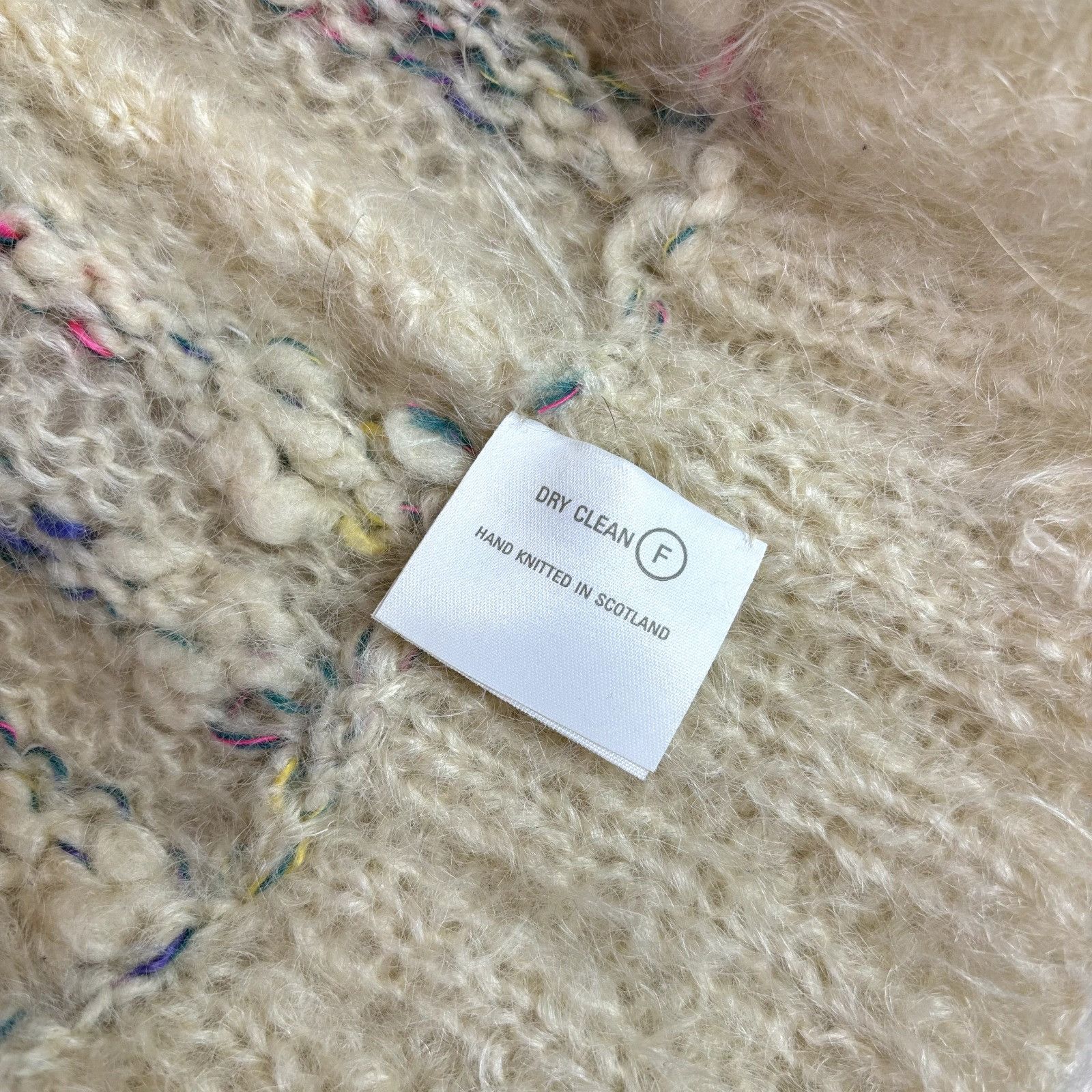 Other Bernat Klein Hand-Knit Mohair Bobble Sweater, Multicolor Pul Size M / US 6-8 / IT 42-44 - 6 Thumbnail