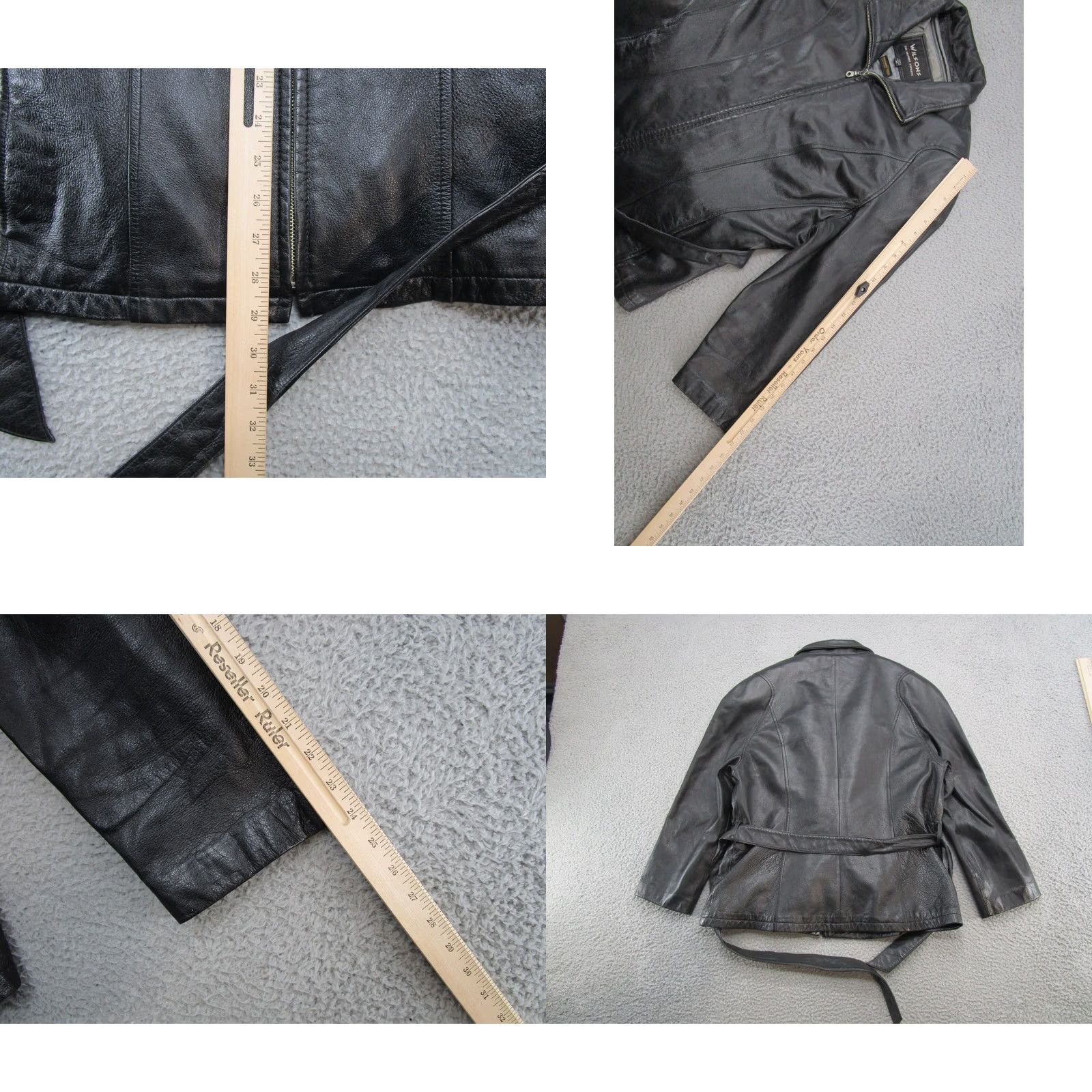 Wilson VINTAGE Wilson Leather Women’s Jacket Belted Thinsulate Insulation Ultra Full Zip SZ XL Jacket Women Black Belted 90s Fashion Mens? Womens Size XL / US 12-14 / IT 48-50 - 8 Thumbnail