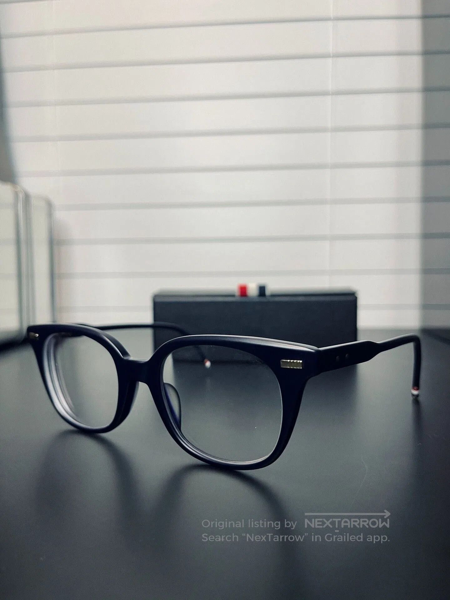 Thom Browne Thom Browne Classic Navy Optical Glasses. Size ONE SIZE - 3 Thumbnail