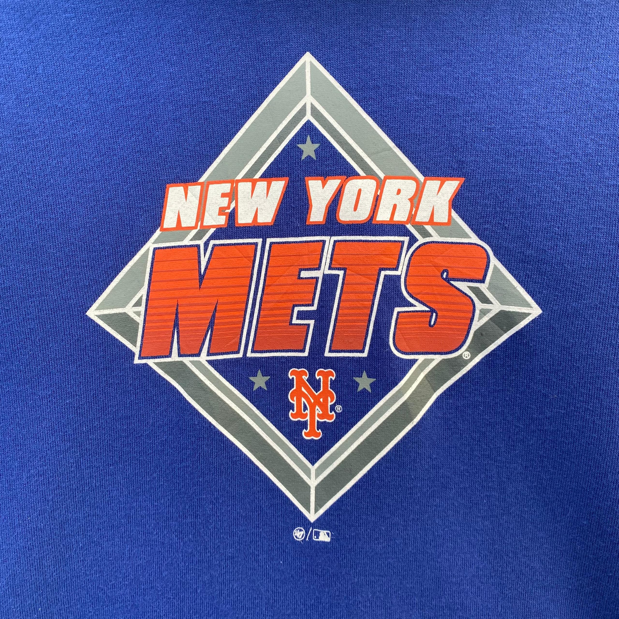 MLB NEW YORK METS HOODIE BLUE MEDIUM PULLOVER Size US M / EU 48-50 / 2 - 4 Thumbnail
