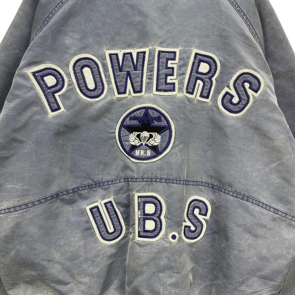 Japanese Brand 🔥Vintage Bomber Ma 1 MR.B Power USB Jacket Size US L / EU 52-54 / 3 - 10 Thumbnail