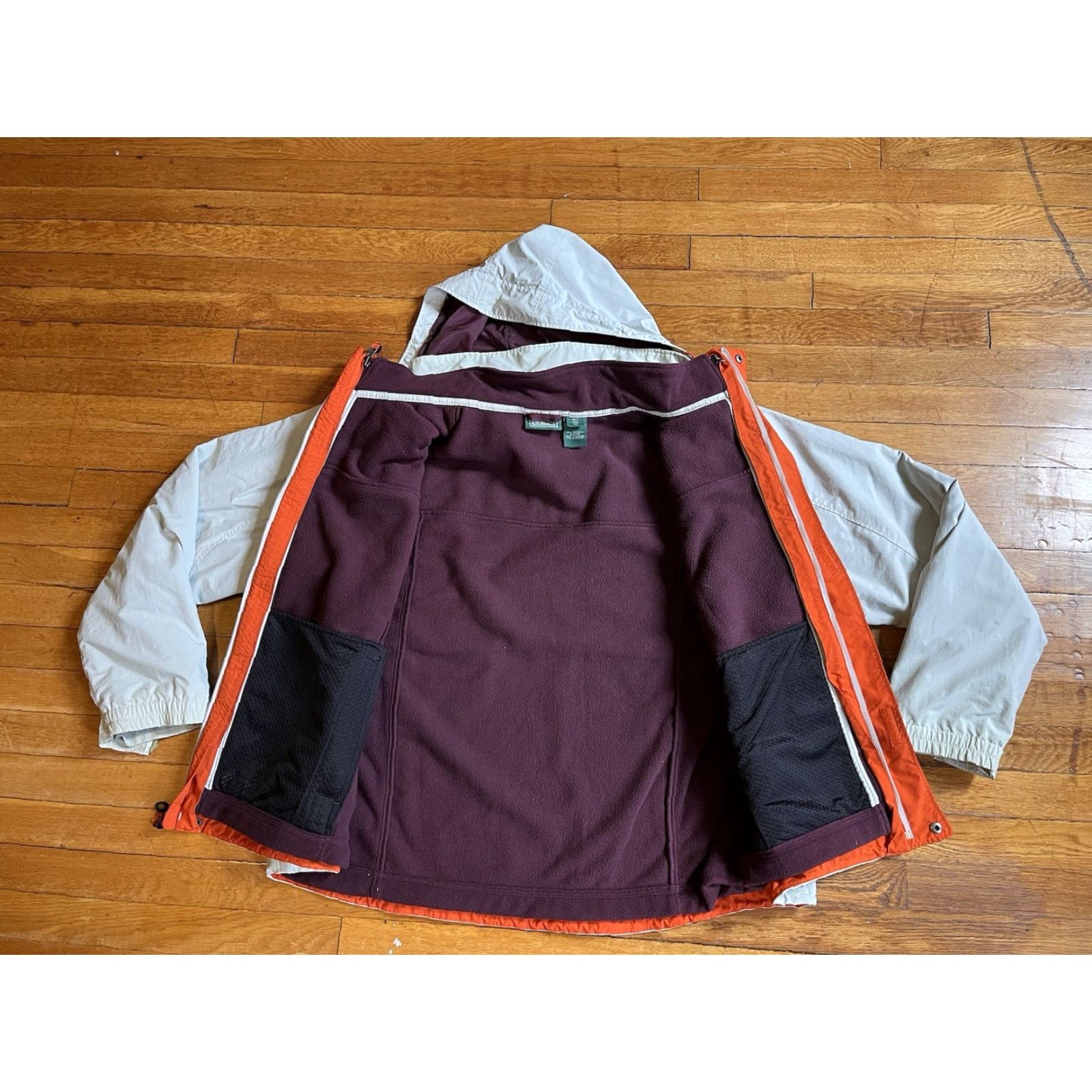 Vintage L.L. Bean Winter Jacket Men’s 2XL White Interchange Zip In Fleece Purple Jacket Size US XXL / EU 58 / 5 - 2 Thumbnail