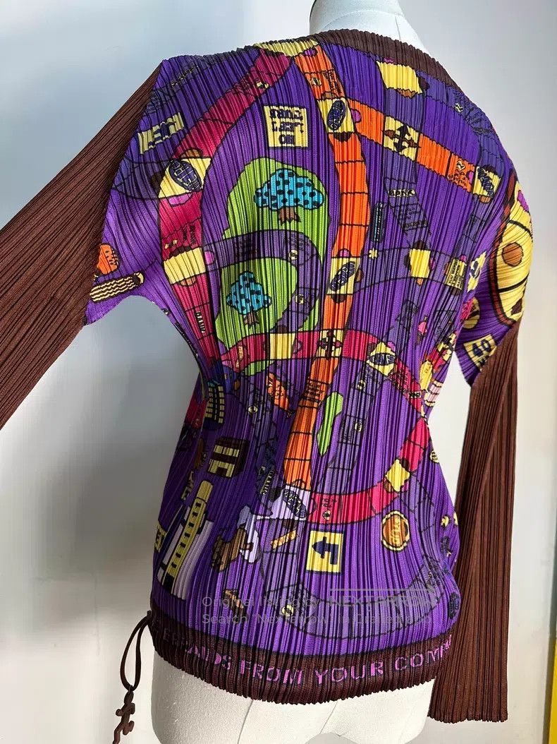 Issey Miyake Issey Miyake Monopoly Long Sleeve Top Size L / US 10 / IT 46 - 7 Thumbnail