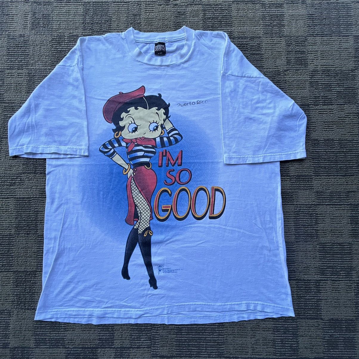 Vintage Vintage 90’s Betty Boop Puerto Rico Night Gown T-Shirt Size ONE SIZE - 4 Thumbnail