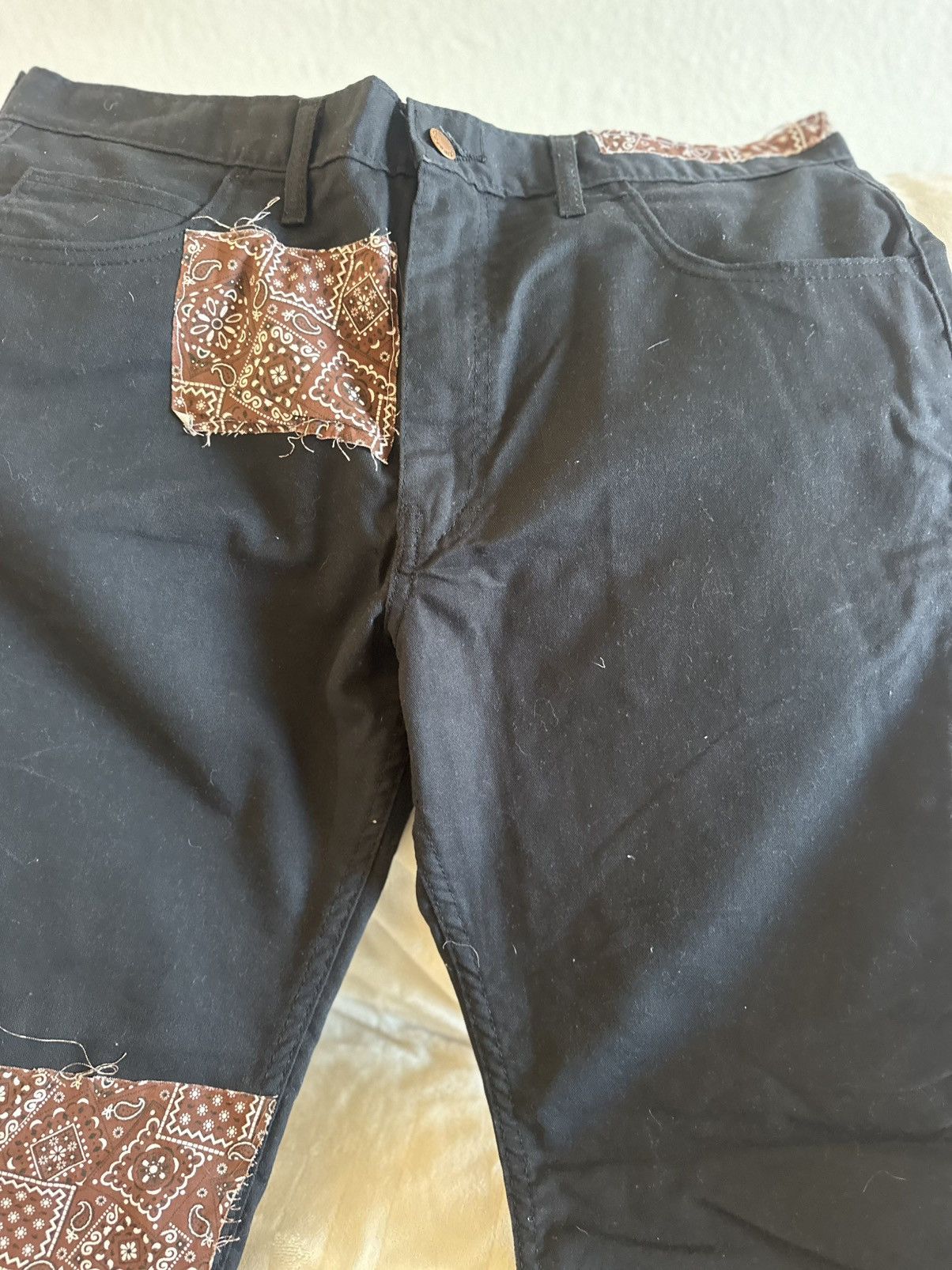 Dickies Dickies Classic Black Straight 34x30 Custom Brown Bandana Size US 34 / EU 50 - 2 Thumbnail