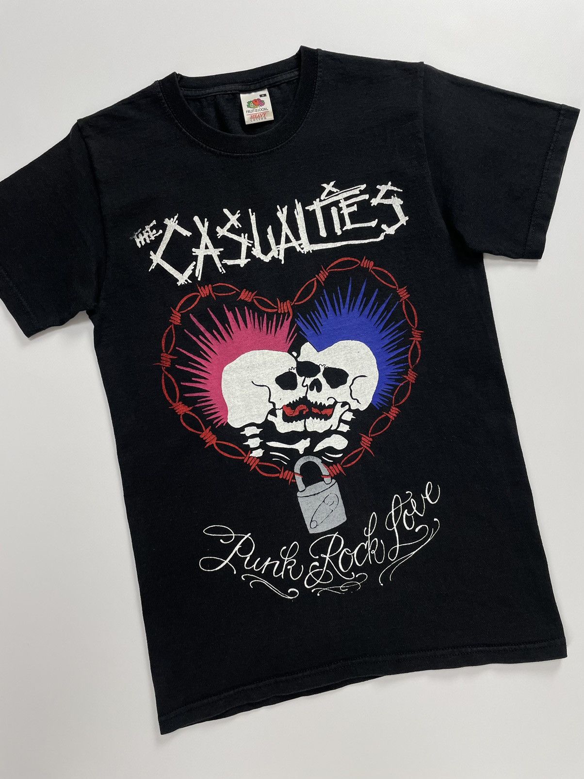 Band Tees The Casualties Punk Rock Love Vintage T-Shirt Size US XS / EU 42 / 0 - 2 Thumbnail