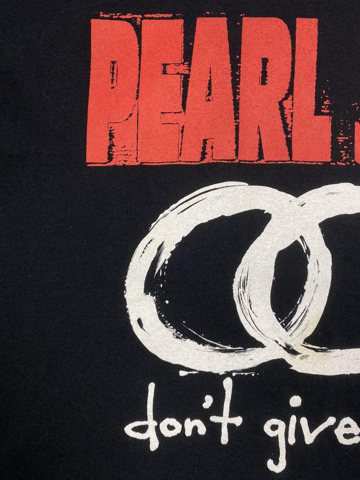 Band Tees Pearl Jam Tour 2022 Black Don't Give Up Crew Neck T Shirt Size US L / EU 52-54 / 3 - 7 Thumbnail