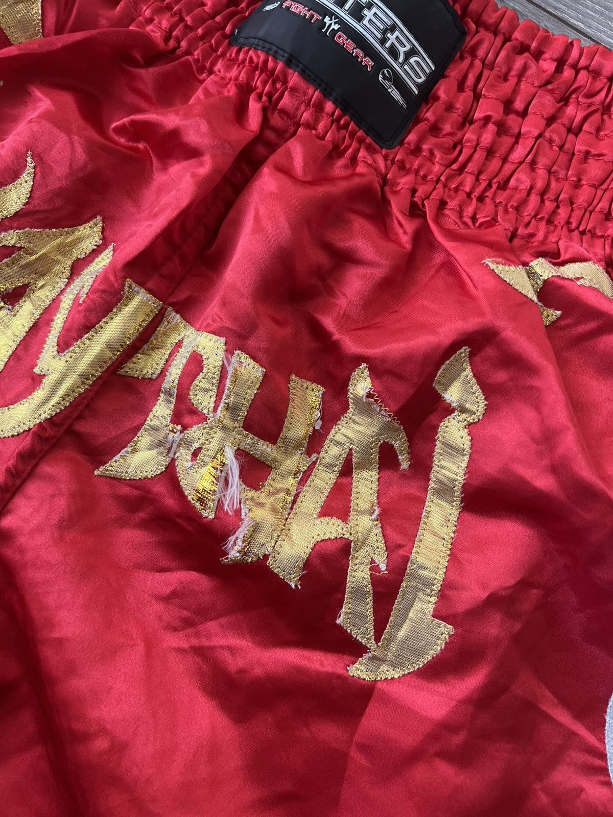 Vintage ‼️Vintage Y2K Muay Thai 🇹🇭 Fighters Archival Boxing Shorts‼️ Size US 36 / EU 52 - 12 Thumbnail