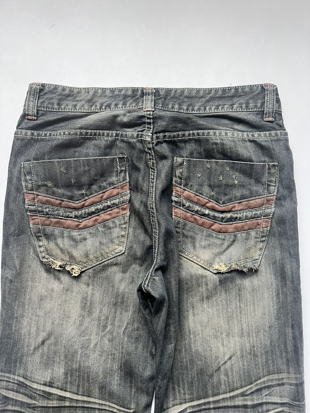 Japanese Brand Bedlamife Clan Mud Wash Japanese Bondage Denim Size US 32 / EU 48 - 10 Thumbnail