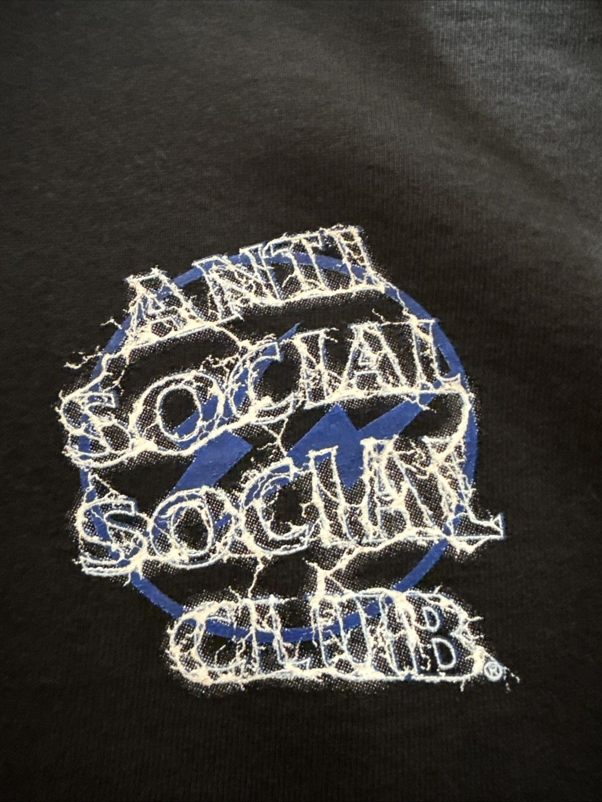 Anti Social Social Club × Fragment Design Anti Social Social Club x Fragment Bolt Hoodie XXL Black Size US XXL / EU 58 / 5 - 2 Thumbnail