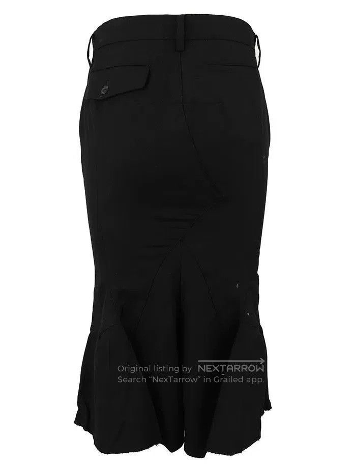 Junya Watanabe Black High-Waisted Midi Skirt by Junya Watanabe. Size 23" - 2 Thumbnail