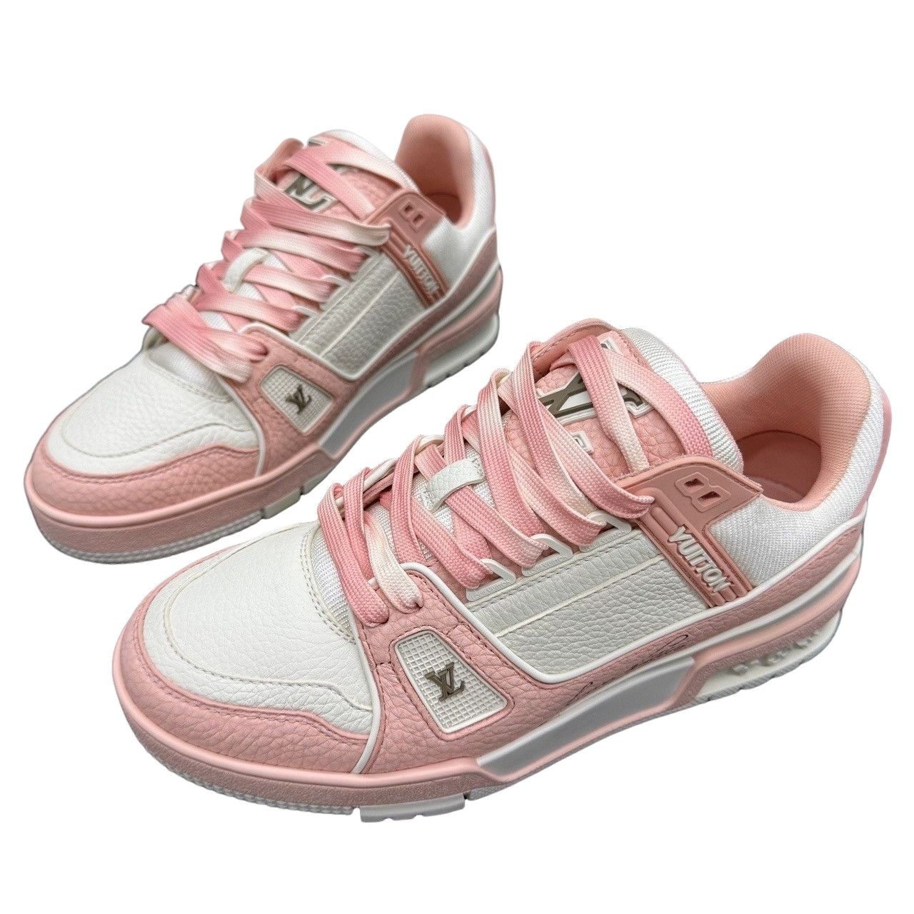 Louis Vuitton Louis Vuitton Trainer Sneakers Pink Size US 6 / IT 36 - 1 Thumbnail