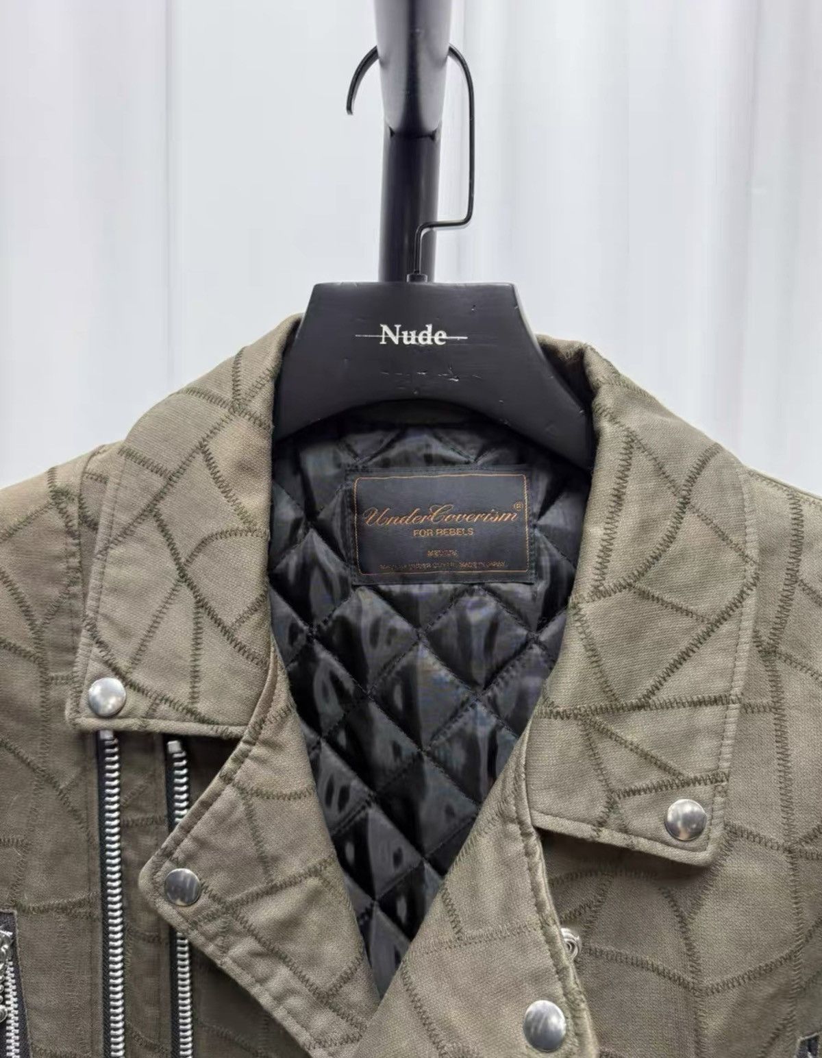 Undercover Undercover Fall/Winter 2003 “SCAB” Stitch-Detail Moto Jacket Size US M / EU 48-50 / 2 - 4 Thumbnail