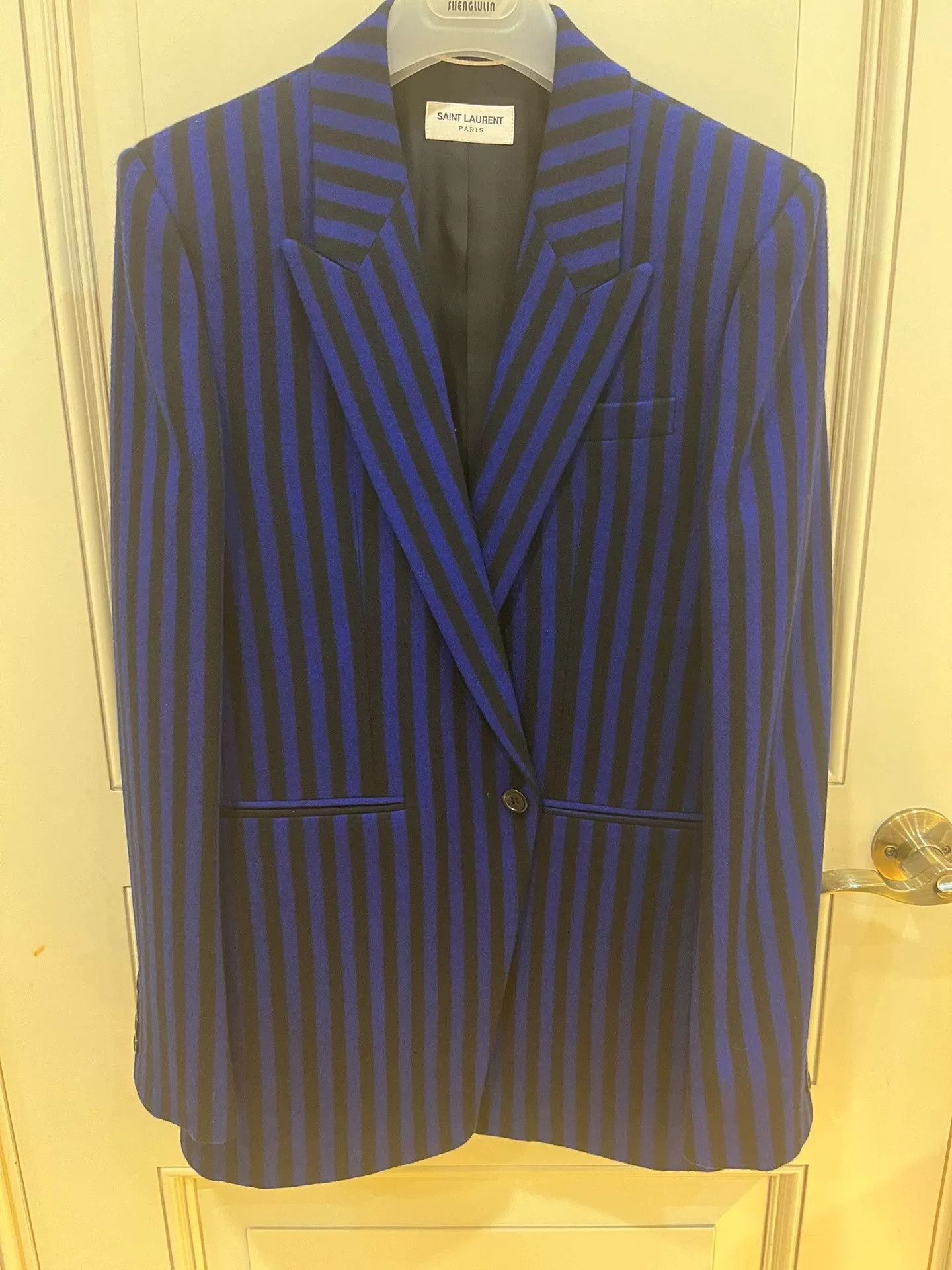 Saint Laurent Paris Saint Laurent Striped Wool Suit Size US S / EU 44-46 / 1 - 2 Thumbnail