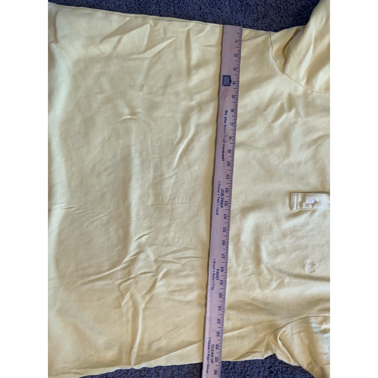 Ralph Lauren VINTAGE Chaps Ralph Lauren Yellow Men's Short Sleeve Polo Shirt XL Size US XL / EU 56 / 4 - 5 Thumbnail