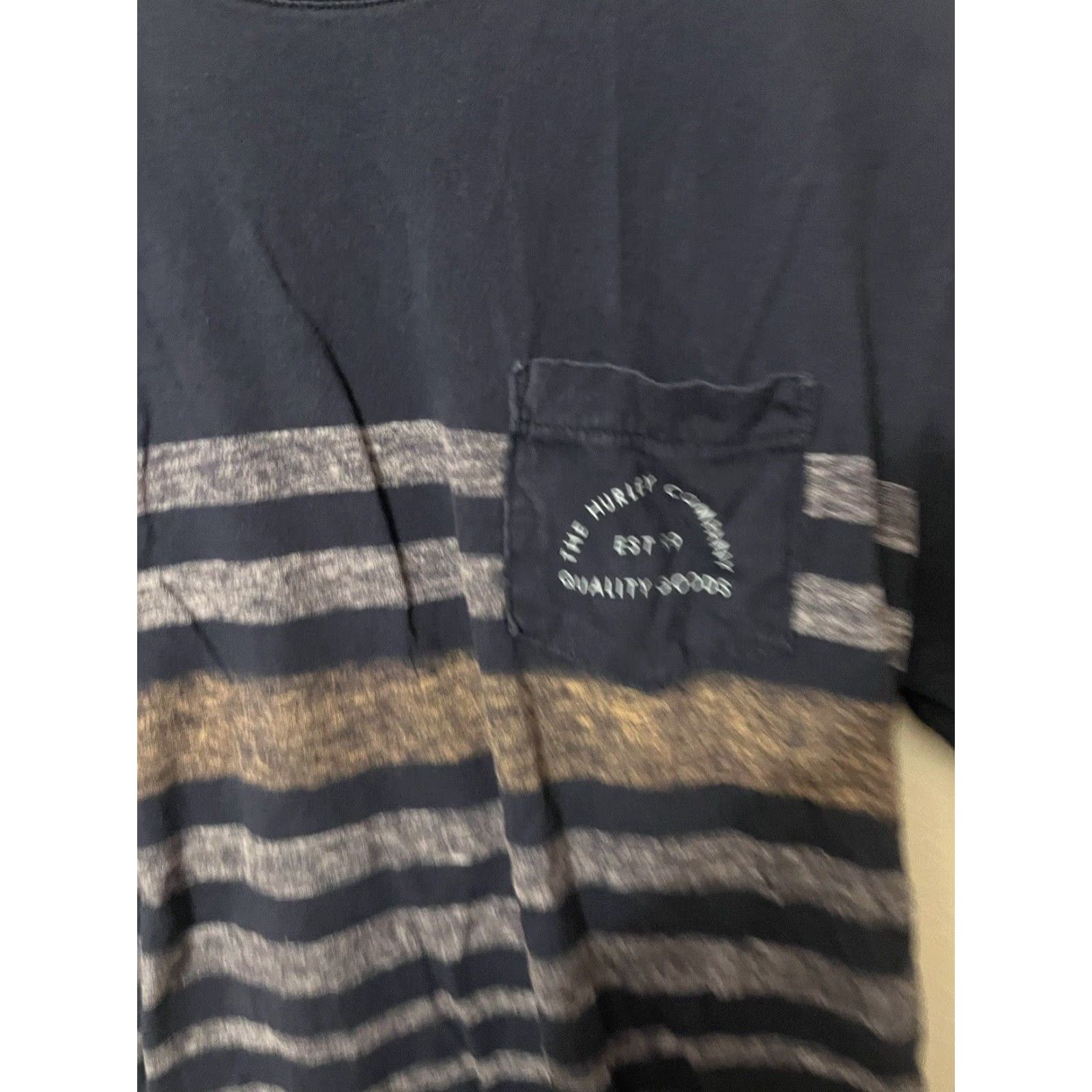 Hurley VINTAGE Hurley T-Shirt Mens Size L Short Sleeve Blue Grunge 90s Mens Size US L / EU 52-54 / 3 - 2 Thumbnail