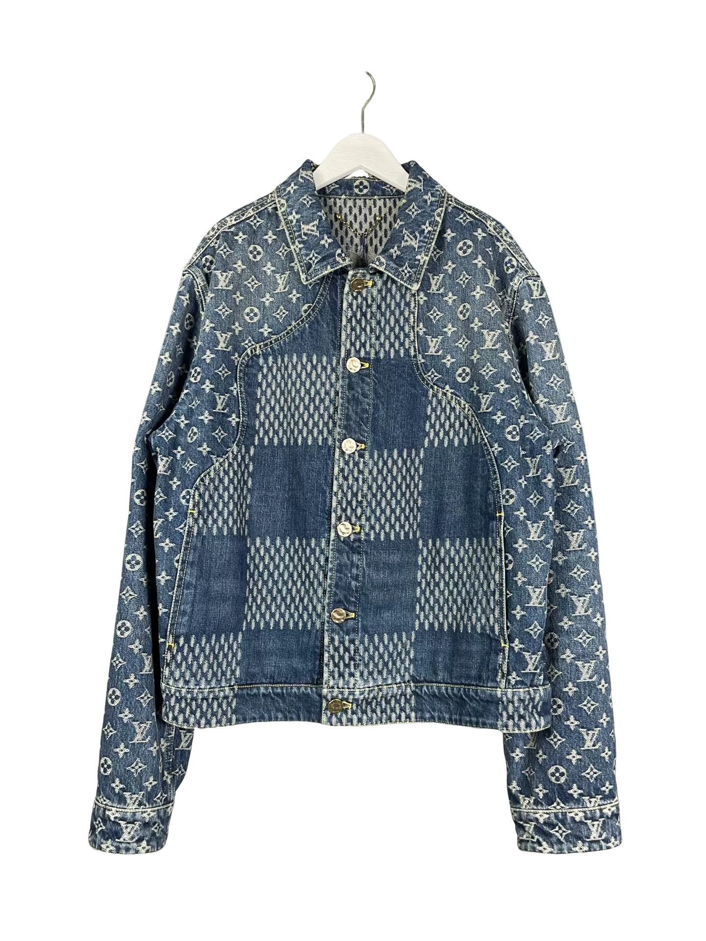 Louis Vuitton Louis Vuitton x Nigo Monogram Denim Jacket Size 48 Size US M / EU 48-50 / 2 - 1 Thumbnail