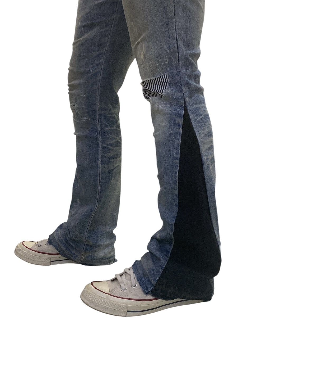 If Six Was Nine × Tornado Mart Vintage Tornado Mart Flared Denim Size US 32 / EU 48 - 18 Thumbnail