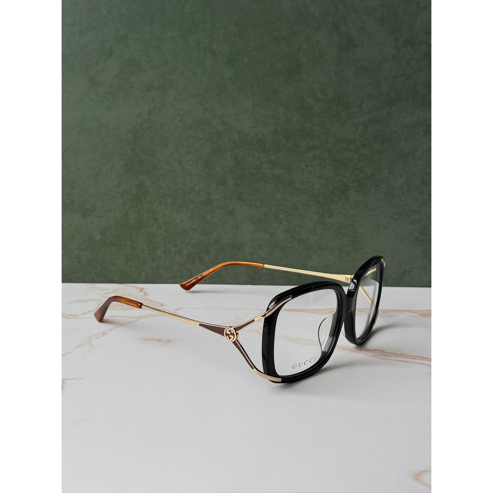 Gucci NEW Gucci GG0648OA Oversized Eyeglasses Frames in Black Size ONE SIZE - 6 Thumbnail