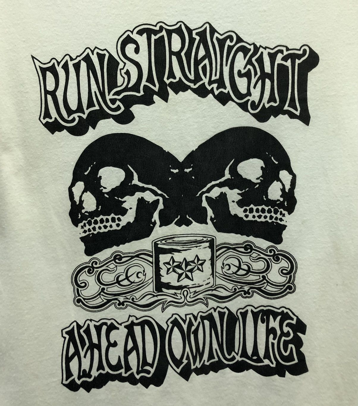 Vintage Vintage Run Straight A Head Own Life T-Shirt Size US M / EU 48-50 / 2 - 3 Thumbnail