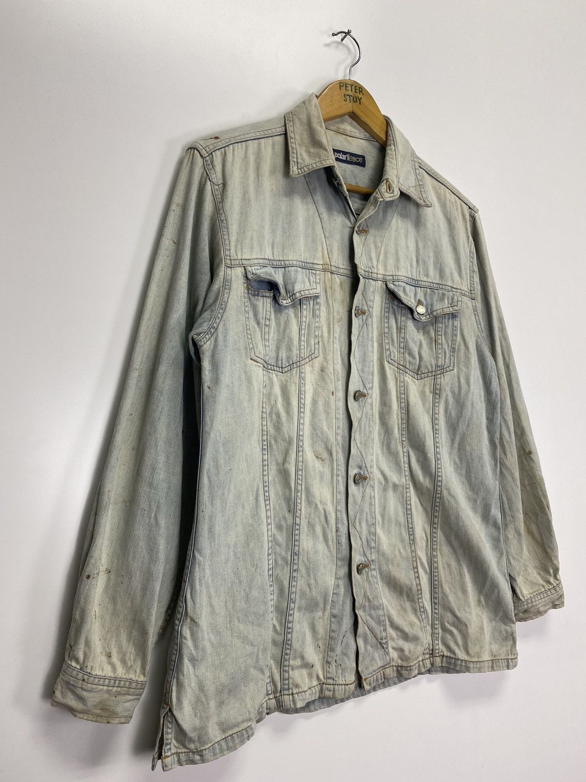 Vintage Polar fleece Denim Jacket Size US M / EU 48-50 / 2 - 4 Thumbnail