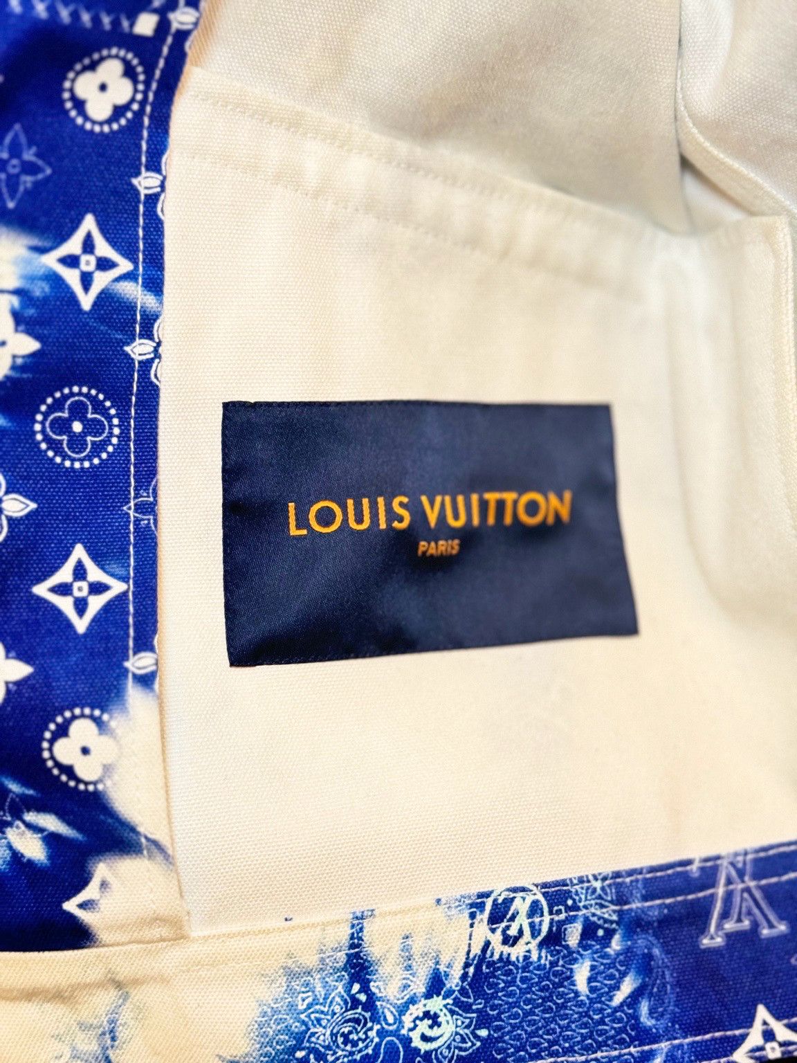 Louis Vuitton Louis Vuitton Bandana Print Leather Denim Jacket Size US M / EU 48-50 / 2 - 4 Thumbnail