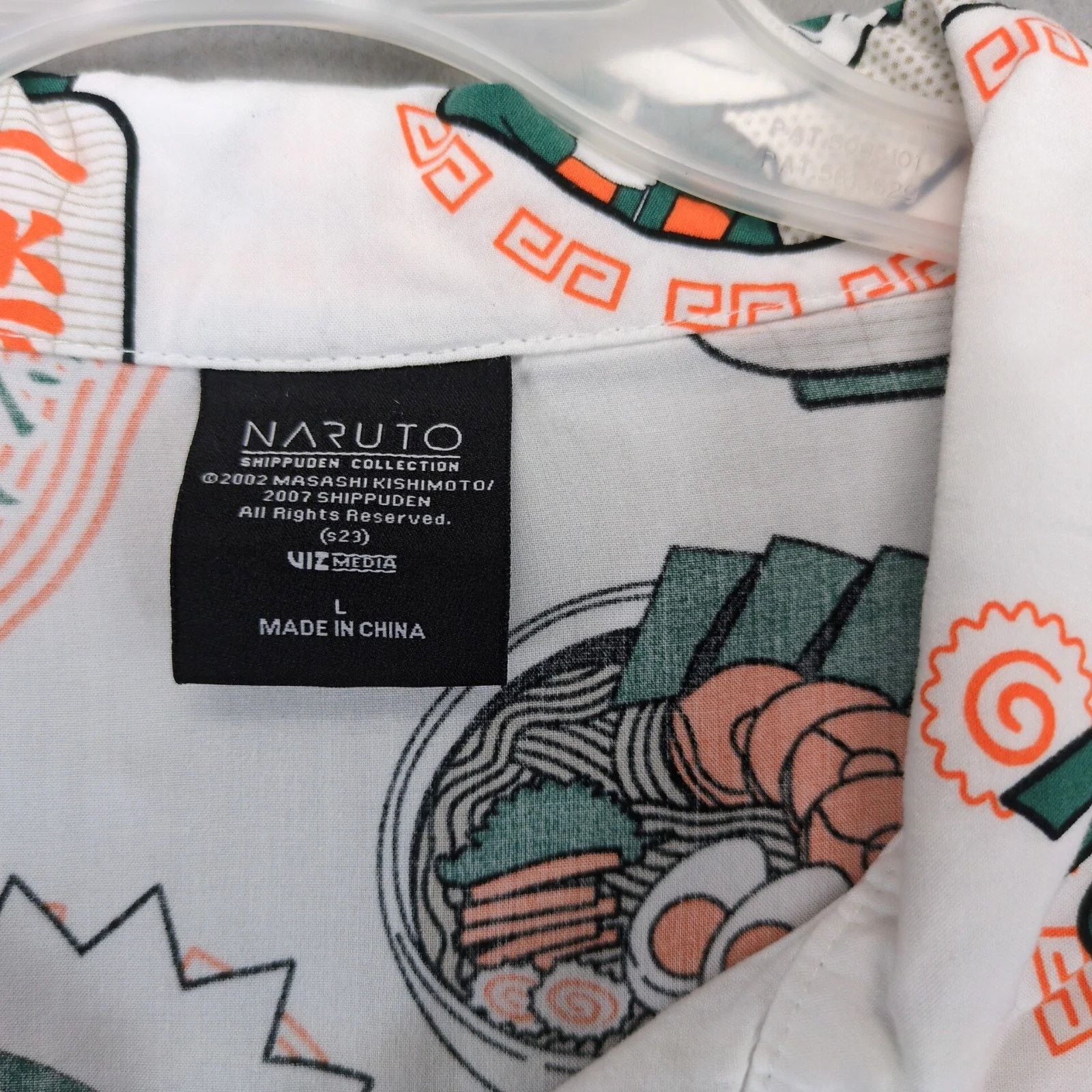 Other Naruto Shippuden Kishimoto Ramen Bowl Print Button Shirt L Size US L / EU 52-54 / 3 - 6 Thumbnail