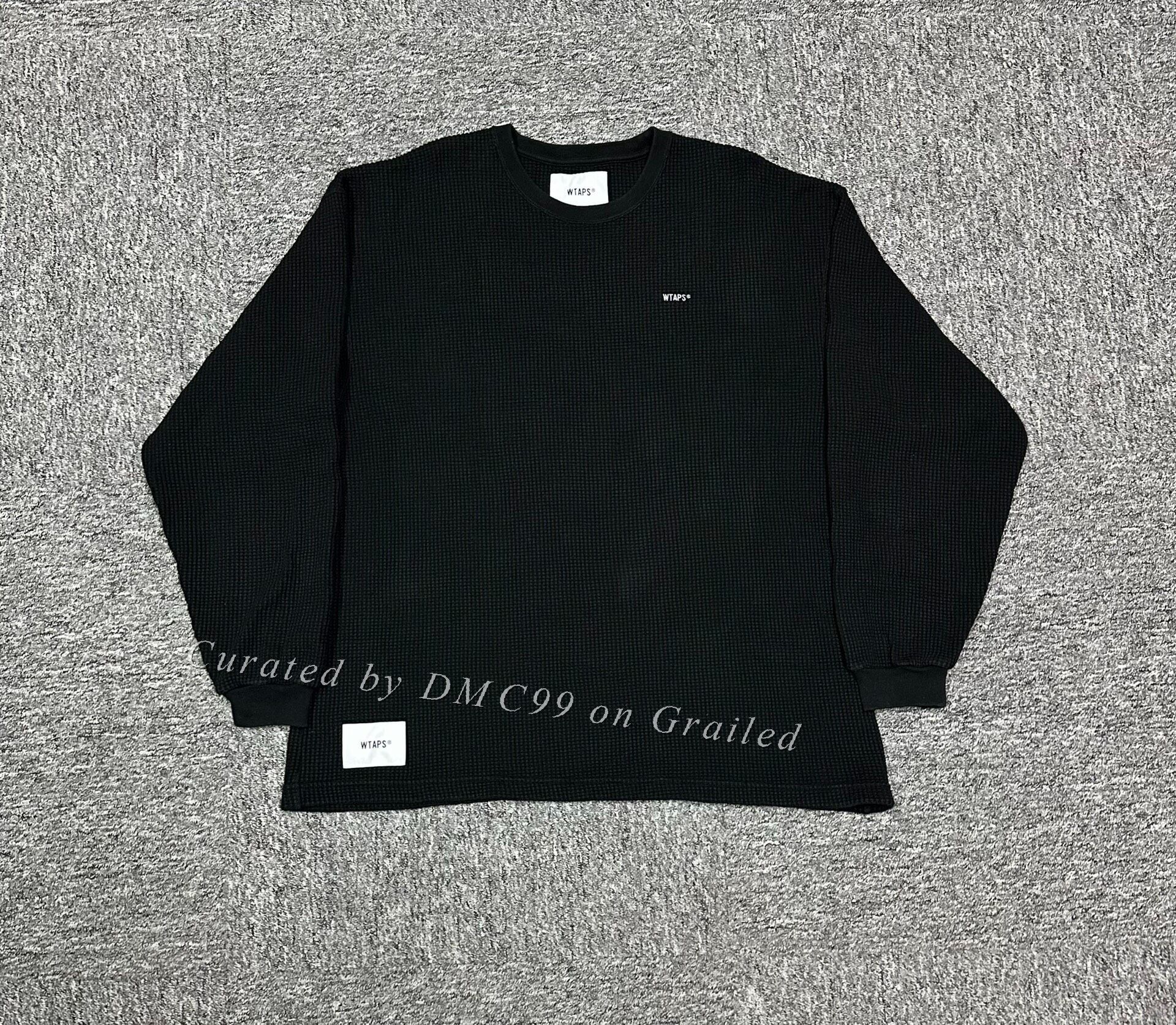 Vans × Wtaps Vans Wtaps Long Sleeve Waffle Lovers Flames T-shirt