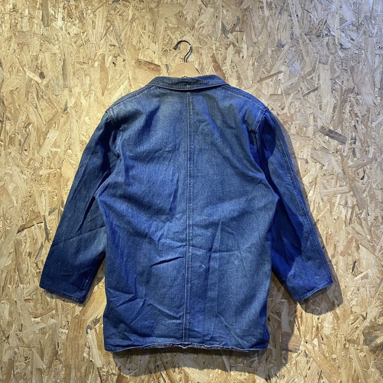 Members Only × Vintage 90s Members Only Denim Workwear Coat Jackets Size US XL / EU 56 / 4 - 2 Thumbnail