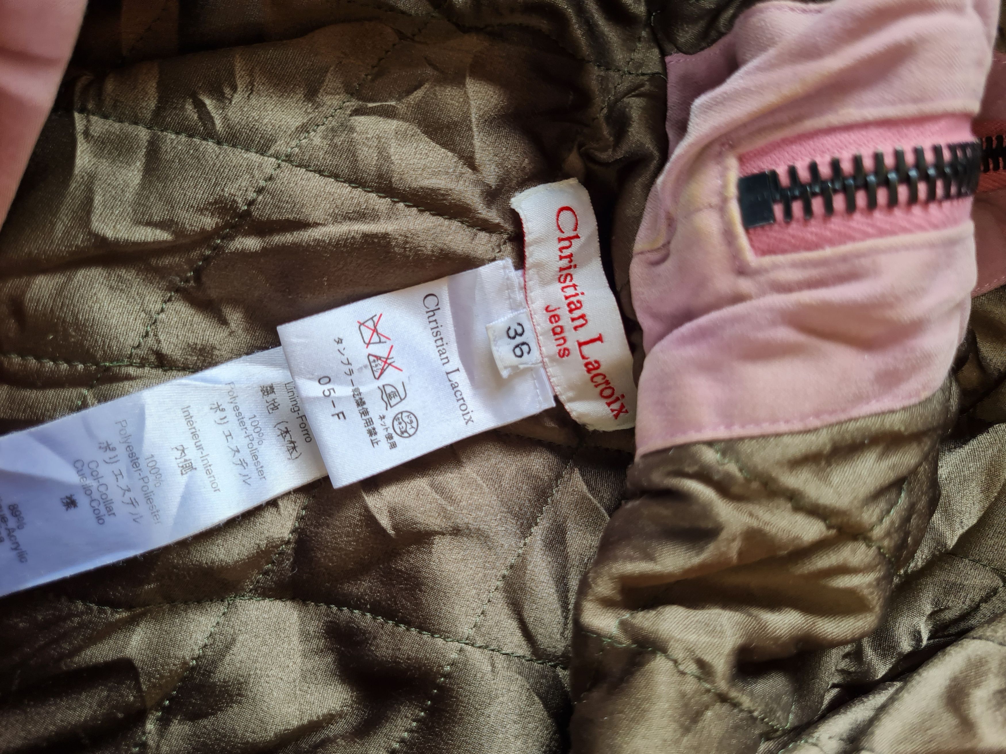 Christian Lacroix × Vintage Vtg Christian Lacroix Fur Jacket Riri Zip Size XS / US 0-2 / IT 36-38 - 11 Thumbnail