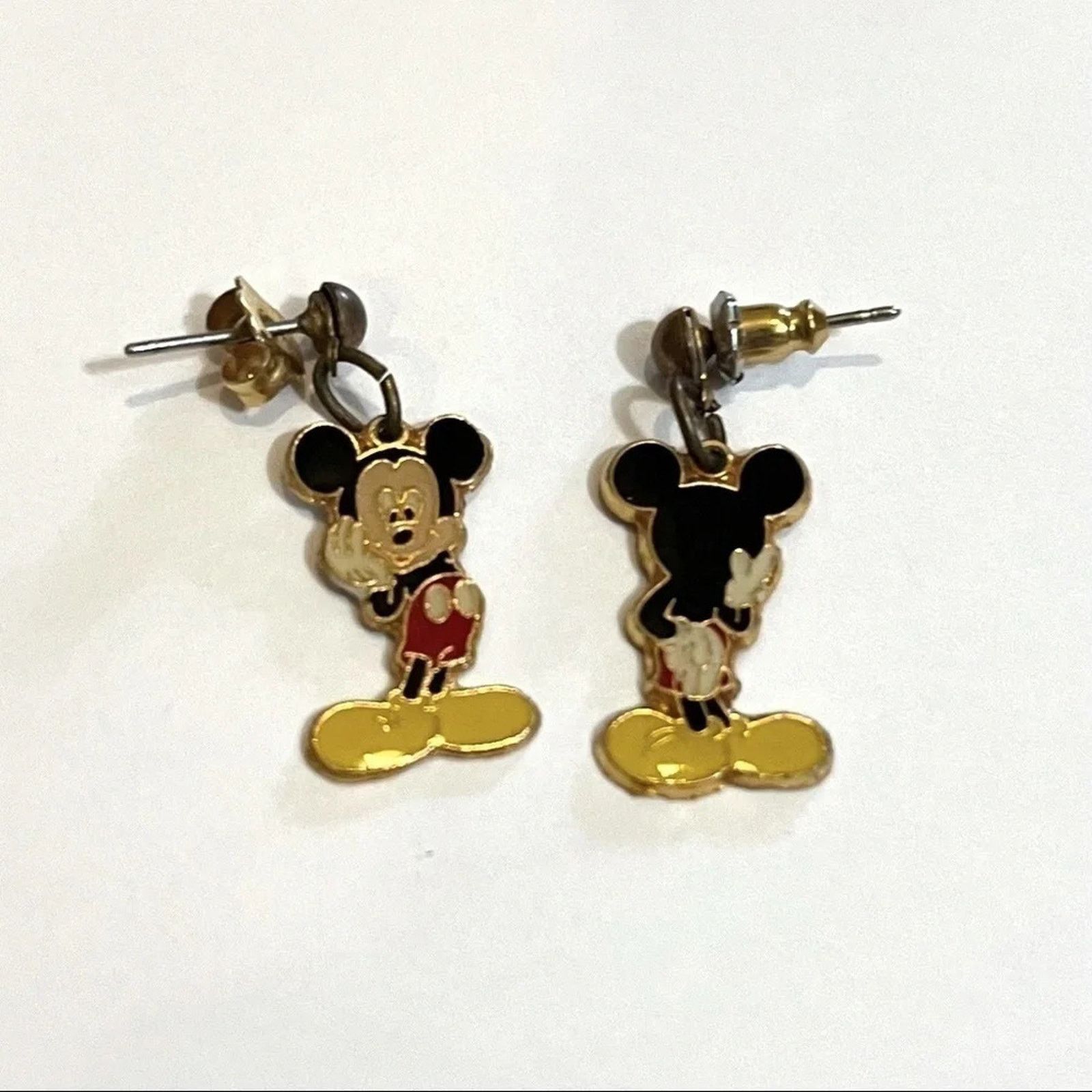 Disney Disney Mickey Mouse Earrings Vintage 1980s Size ONE SIZE - 1 Thumbnail