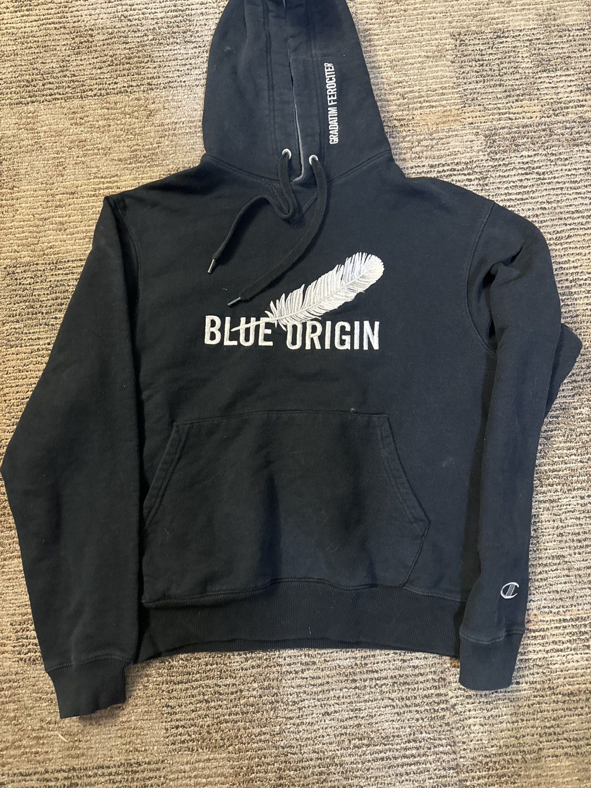 Champion × Vintage BLUE ORIGIN Champion hoodie Size US S / EU 44-46 / 1 - 1 Thumbnail