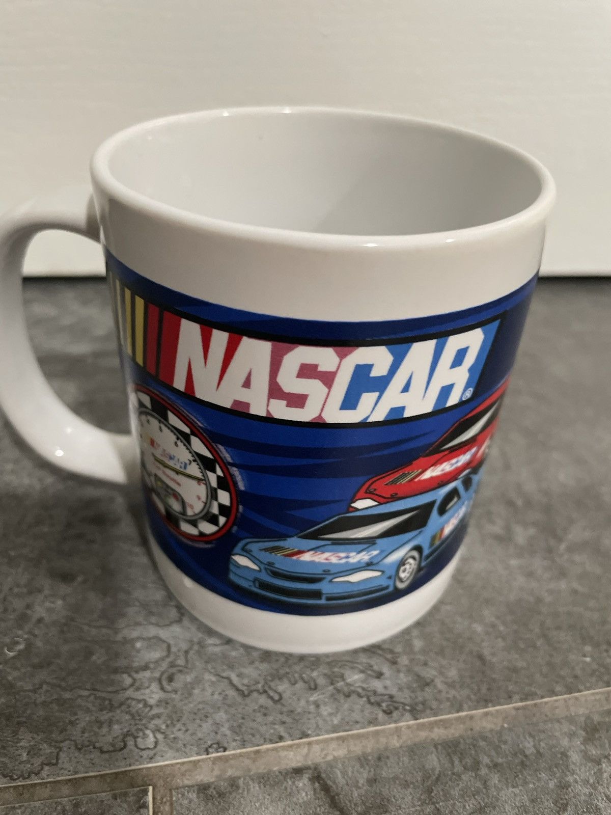 NASCAR NASCAR Full Throttle Y2K Speedway Print Graphic Coffee Mug Size ONE SIZE - 2 Thumbnail