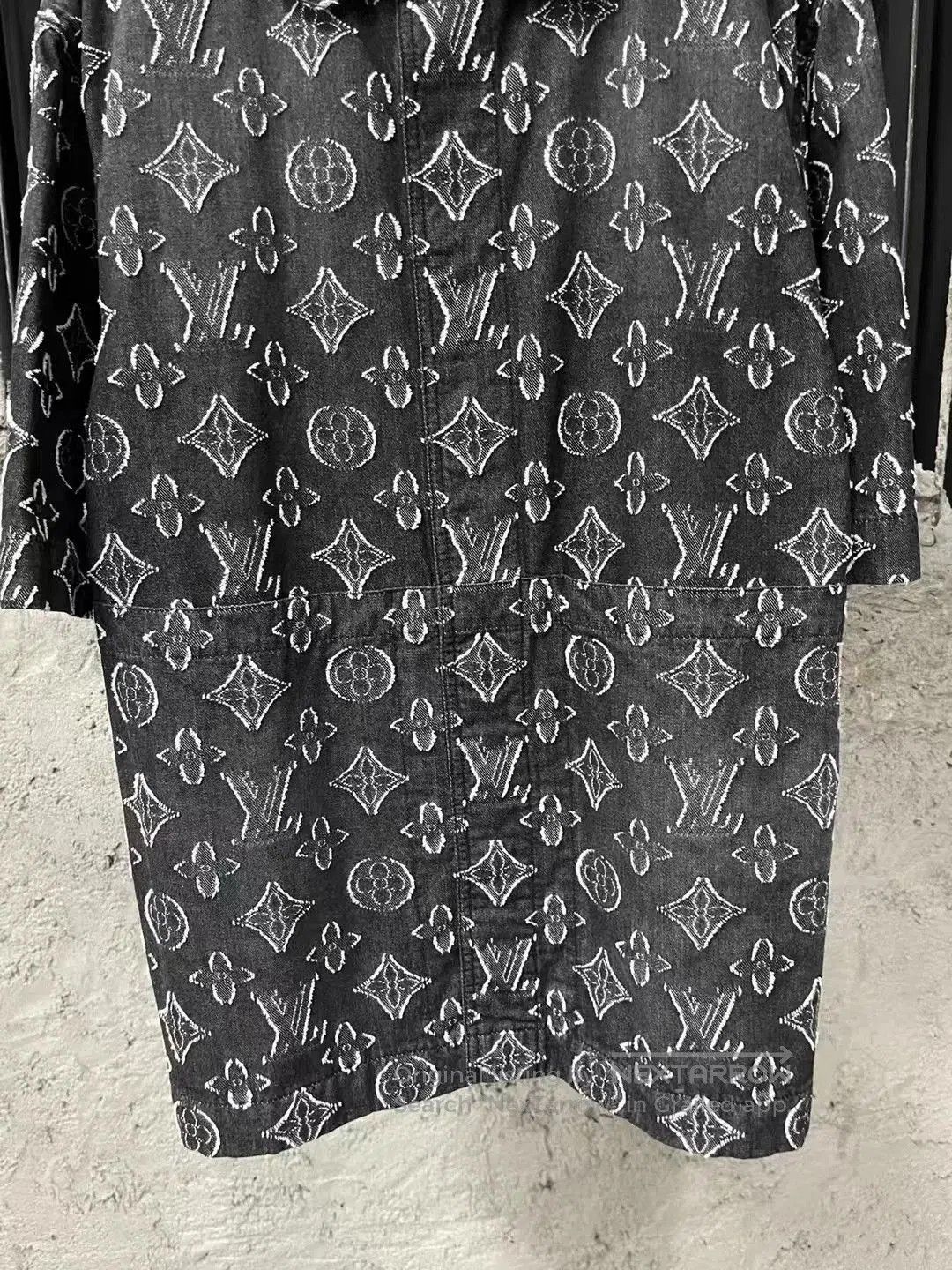Louis Vuitton Louis Vuitton Black Monogram Denim Shirt Jacket. Size US M / EU 48-50 / 2 - 4 Thumbnail