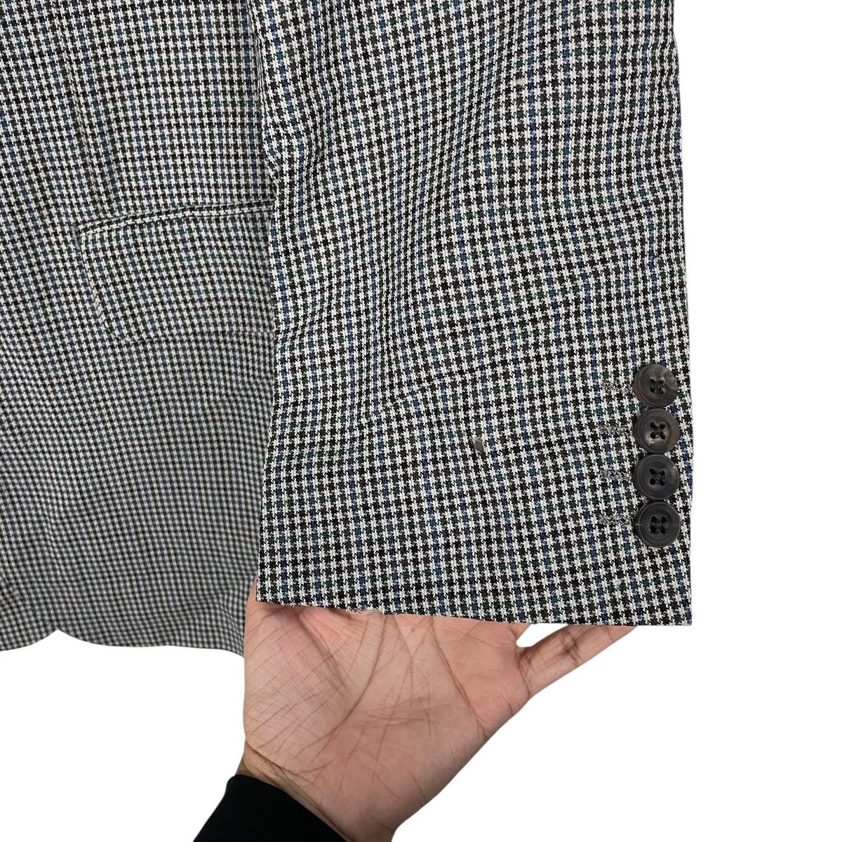 Burberry Burberry London Houndstooth Blazer Jacket Size US M / EU 48-50 / 2 - 13 Thumbnail