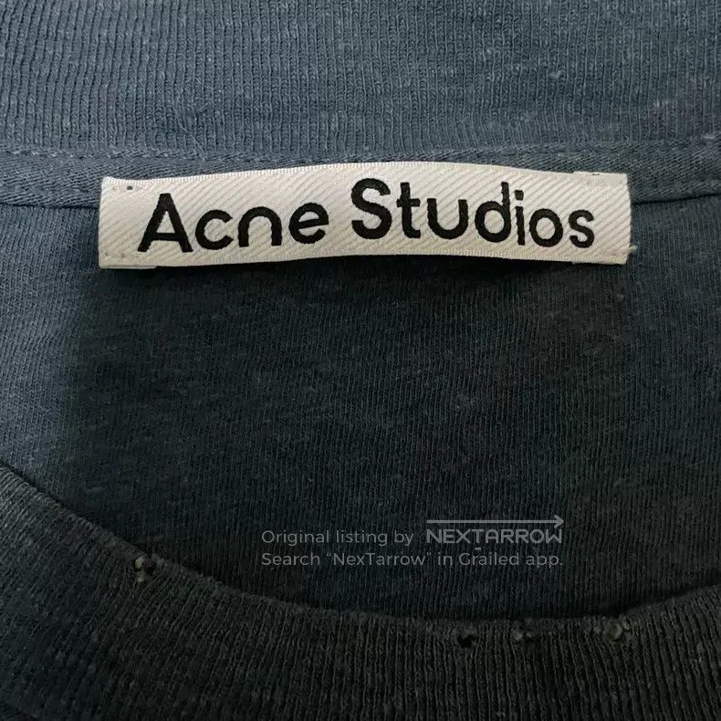 Acne Studios Acne Studios 1996 lettering print distressed short-sleeve Size US XL / EU 56 / 4 - 3 Thumbnail
