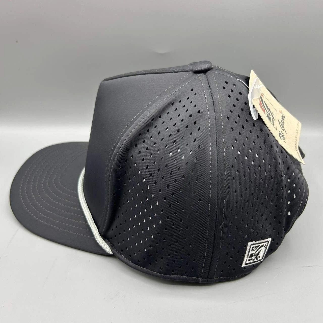 The Game The Game Hat Men Black Gray Blank Plain Snap Back Cap New Size ONE SIZE - 6 Thumbnail